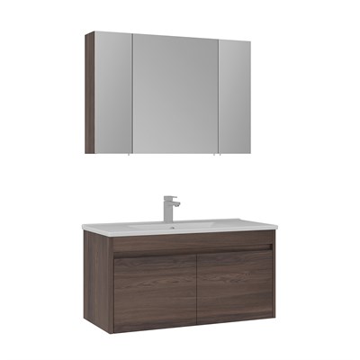 Side 100 cm Kapaklı Banyo Dolabı Takımı