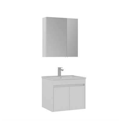 Side 65 cm Kapaklı Banyo Dolabı Takımı