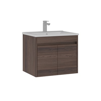 Side 65 cm Kapaklı Lavabolu Banyo Alt Dolabı