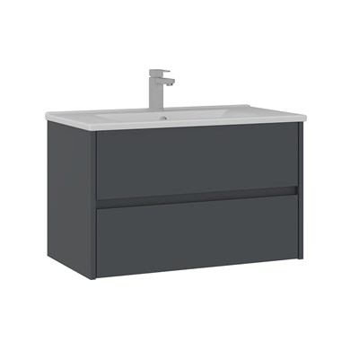 Side 85 cm Çekmeceli Lavabolu Banyo Alt Dolabı