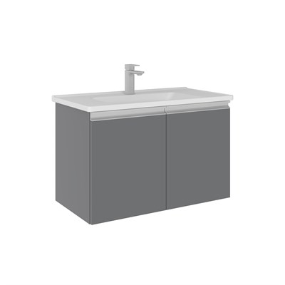 Terme 80 cm Lavabolu Banyo Alt Dolabı