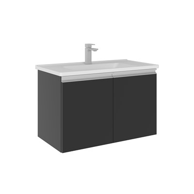 Terme 80 cm Lavabolu Banyo Alt Dolabı