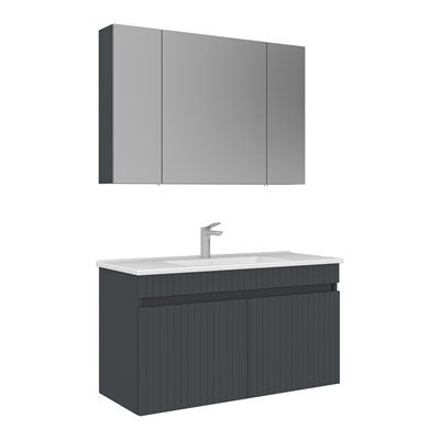 Tivoli 100 cm Banyo Dolabı Takımı