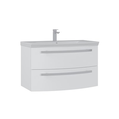 Urla 90 cm Lavabolu Banyo Alt Dolabı