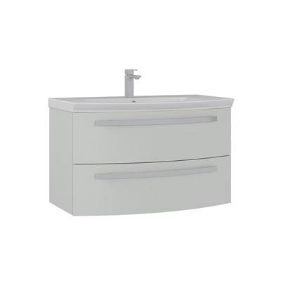 Urla 90 cm Lavabolu Banyo Alt Dolabı
