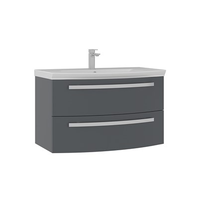 Urla 90 cm Lavabolu Banyo Alt Dolabı