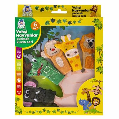 Anki Toys Vahşi Hayvanlar Parmak Kukla Seti