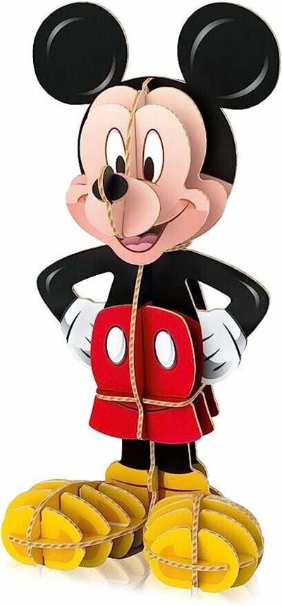 Clementoni 20157 Yapboz ve 3D Model, Disney Mickey, 104 Parça