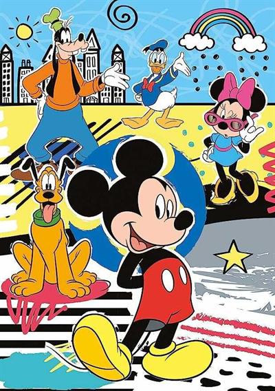 Clementoni 20157 Yapboz ve 3D Model, Disney Mickey, 104 Parça