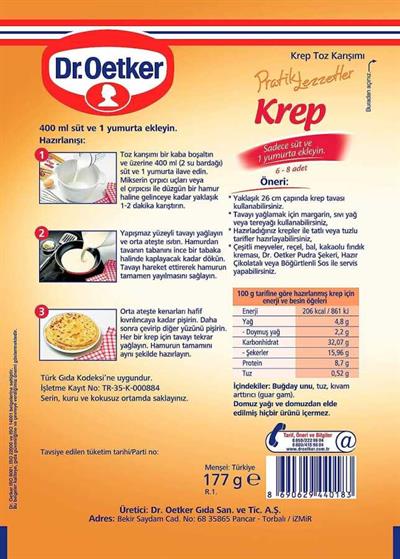 Dr. Oetker Krep 177 Gr