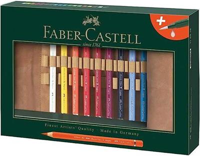 Faber-Castell Kalem Rulosu (A.dürer Magnus 18 Kalem + Suluboya Fırçası)