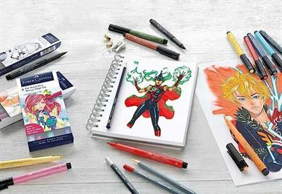 Faber-Castell Pitt Artist Pen Manga 6lı set, Kaoiro