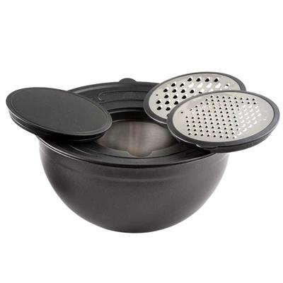 Jumbo Globe 9 Parça Rendeli Karıştırma - Saklama Kabı Seti