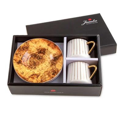 Jumbo World 2 Kişilik Kahve Fincan Takımı, 90 ml