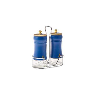 Karaca Blue Berry Cam Tuzluk ve Biberlik