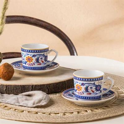 Karaca Ihlamur 2 Kişilik Kahve Fincan Takımı, 80 ml