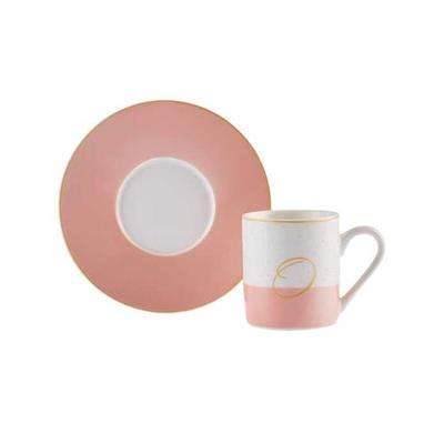 Karaca O Harfli Tek Kişilik Porselen Kahve Fincanı, 100 ml