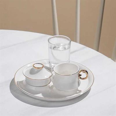 Karaca Riva Tek Kişilik Kahve Sunum Seti, 80 ml