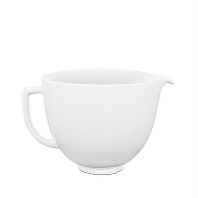 Kitchenaid 4,8 L Stand Mikser İçin Seramik Kase - 5KSM2CB5LW - Beyaz