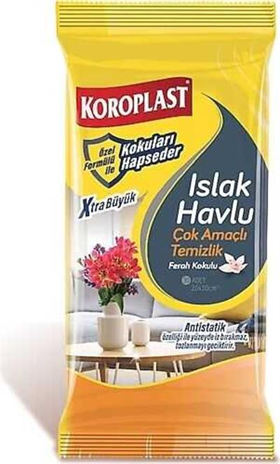 Koroplast Islak Havlu Banyo + Çok Amaçlı 2li