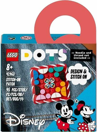 LEGO® DOTS ǀ Disney Mickey Fare ve Minnie Fare Dikilebilir Kare Parça 41963 - 8 Yaş ve Üzeri Yaratıcı Çocuklar için Kendin Yap El Sanatları Seti (95 Parça)
