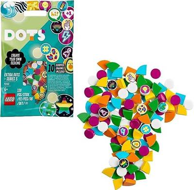 LEGO® Dots Ekstra Dots – Seri 5 (41932) - Yaratıcı Faaliyetleri Seven Çocuklar İçin El Sanatları Yapım Seti (120 Parça)