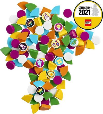 LEGO® Dots Ekstra Dots – Seri 5 (41932) - Yaratıcı Faaliyetleri Seven Çocuklar İçin El Sanatları Yapım Seti (120 Parça)