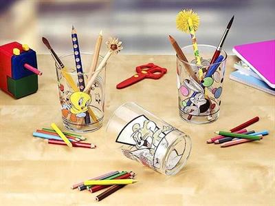 Paşabahçe 42250 Boyanabilir Kalemlik (6 Adet Kalem Hediyeli)