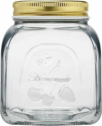 Paşabahçe 80384 Metal Kapaklı Cam Kavanoz 500 Cc