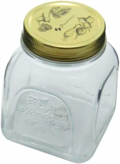 Paşabahçe 80384 Metal Kapaklı Cam Kavanoz 500 Cc