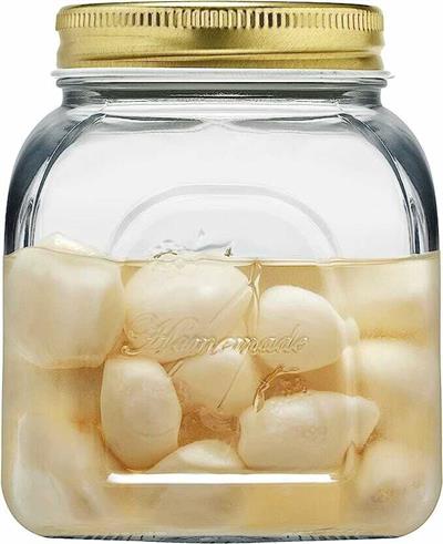 Paşabahçe 80384 Metal Kapaklı Cam Kavanoz 500 Cc