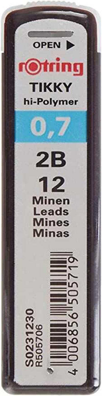 Rotring Versatil Kalem Ucu - 2B 0.7mm, 10 Adet