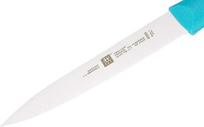 Zwilling Twin Grip Soyma Doğrama Bıçağı, 10 Cm, Mavi