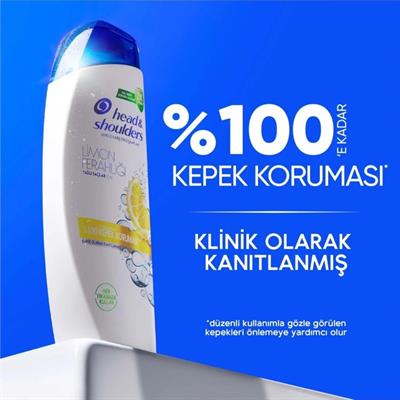Head & Shoulders Limon Ferahlığı Kepeğe Karşı Etkili Şampuan 330 ml