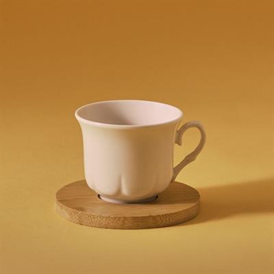 Karaca Bambu Tepsili 6 Kişilik Kahve Fincanı 90 Ml