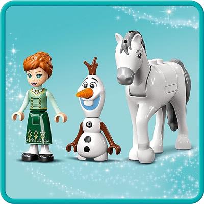 LEGO ®  Disney Princess Anna ve Olafın Şato Eğlencesi 43204 - Prensesli Oyuncak Yapım Seti (108 Parça)