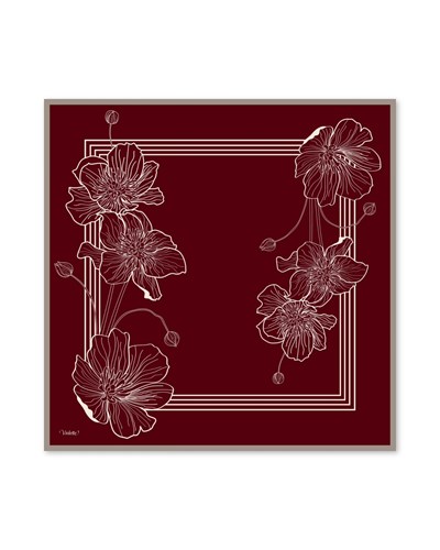 CHIARA BORDO TİVİL İPEK EŞARP 90x90
