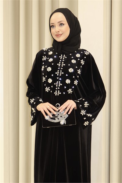 GLORYA KADİFE ABAYA