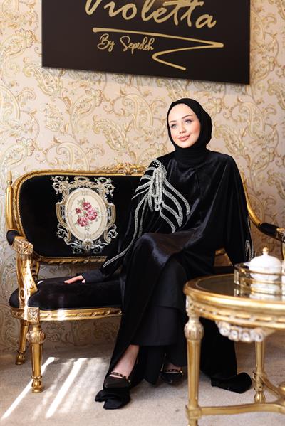 KADİFE ŞİWA ABAYA