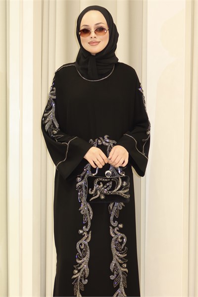 SİYAH MEDUSA ABAYA