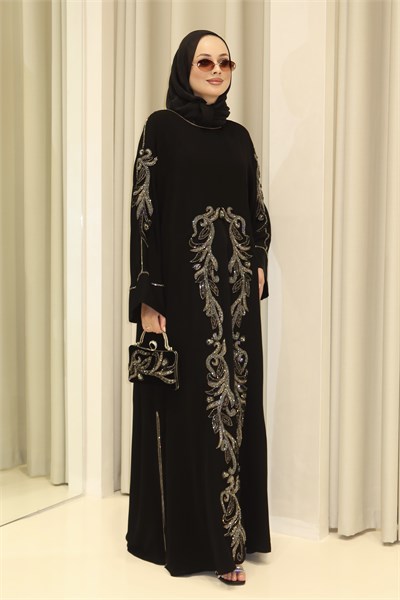 SİYAH MEDUSA ABAYA