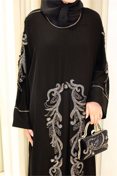 SİYAH MEDUSA ABAYA