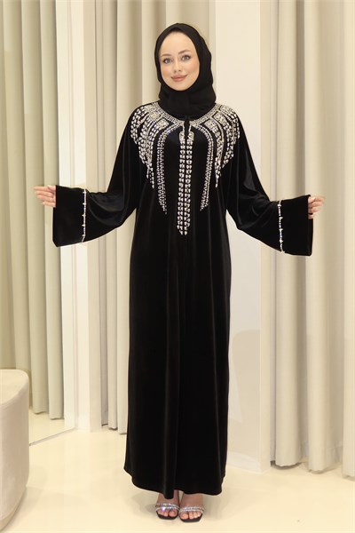 ZÜHA KADİFE ABAYA