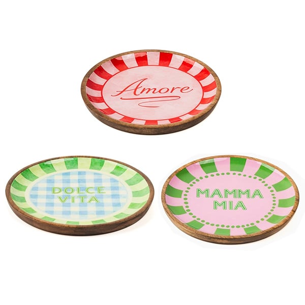 Amore, Riva Mamma Mia, <br>Riva Dolce Vita <br>Sunum Tabaklarında