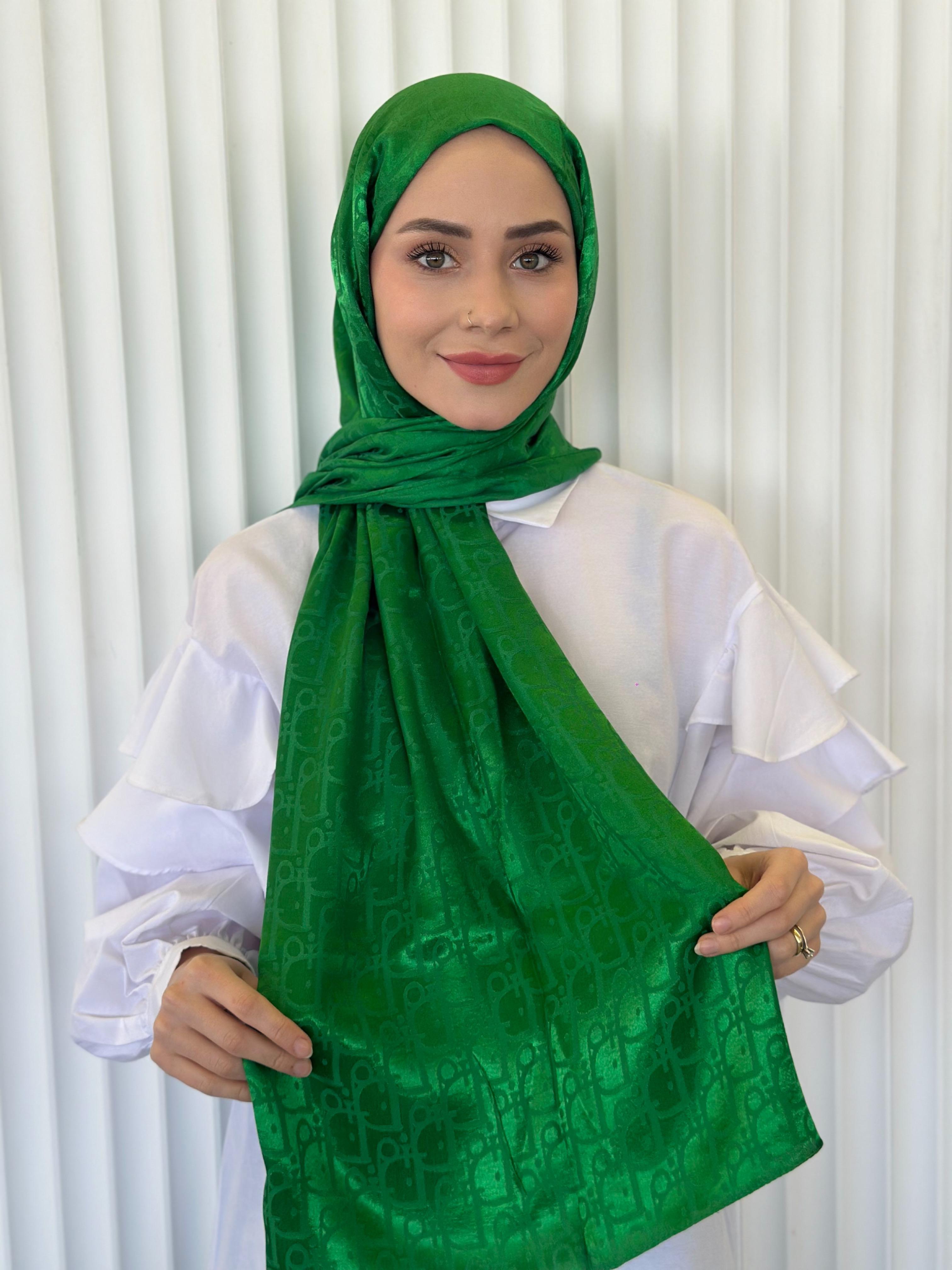 Benetton - D Desen Parlak Şal