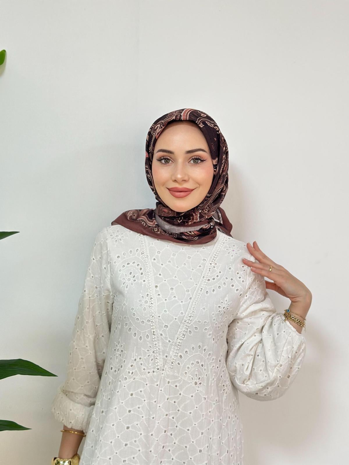 MEDUSE DESEN EŞARP - MOCHA
