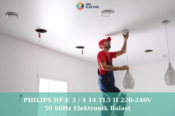 Philips HF-E 3/4 14 TL5 Balast: 4'lü Armatürler İçin Güçlü Çözüm