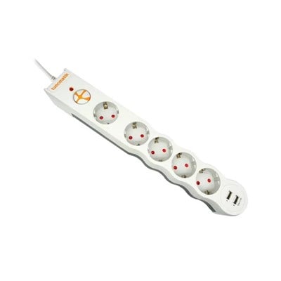 Tuncmatik Powersurge 5+ USB Enerji Koruma Prizi TSK5015