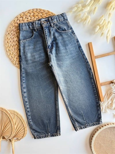 3-10 Yaş Balon Kesim Denim 