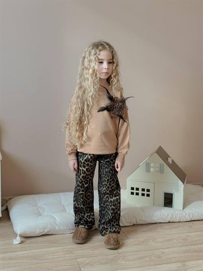 Leopar Pantolon Takım